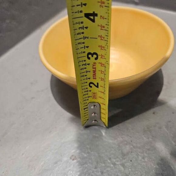 Coors China Company Yellow Ceramic Cereal Bowl 5" - Picture 4 of 5